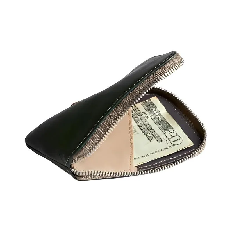 BELLROY Cow Leather Card Holder, Wallet Regular Unisex Field Green-3
