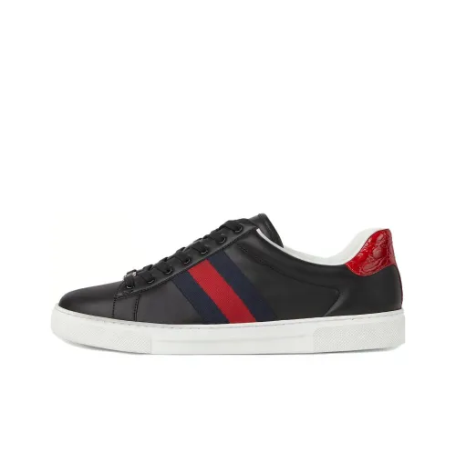 GUCCI Ace Web Black Navy Red