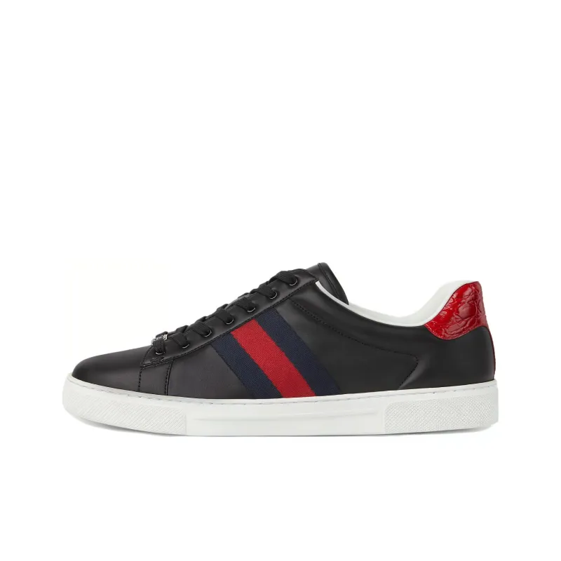 GUCCI Ace Web Black Navy Red-0