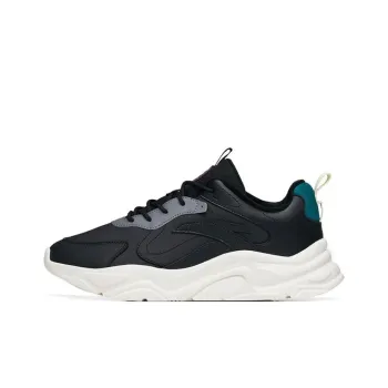 Anta Little Millennium 2.0 Anti Slip Wear Resistant Low Top Sports Casual Shoes Men's Black Gray Green