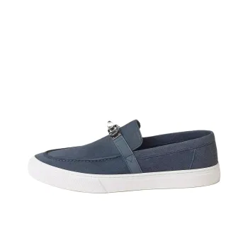 HERMES Game Loafers Men Blue