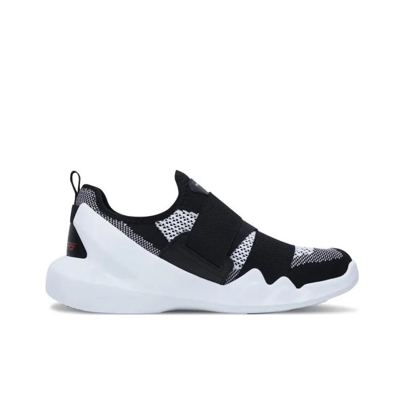 Skechers D'LITES Series Dlt A Cushioning Wear Resistant Low Top Sports Casual Shoes Women's Black White-1