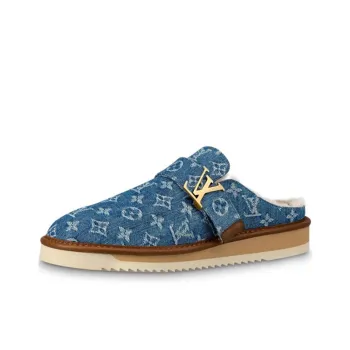 LOUIS VUITTON X Nigo Cosy Mules 'Denim Monogram'