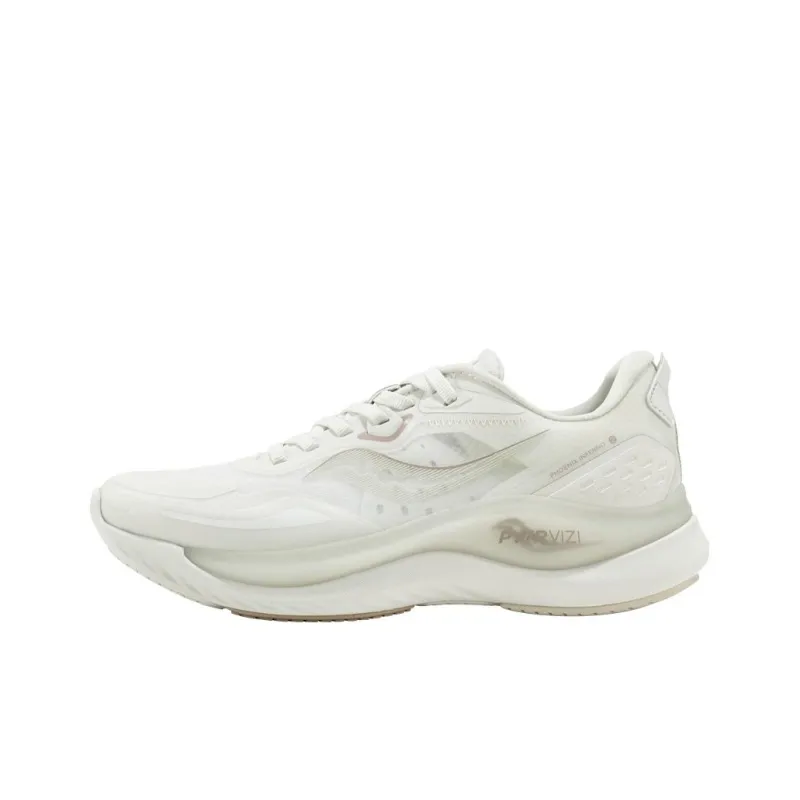 Saucony Phoenix Inferno 2 Cushioning Anti-Slip And Wear-Resistant Low-Top Casual Running Shoes Unisex Beige Coffee-0
