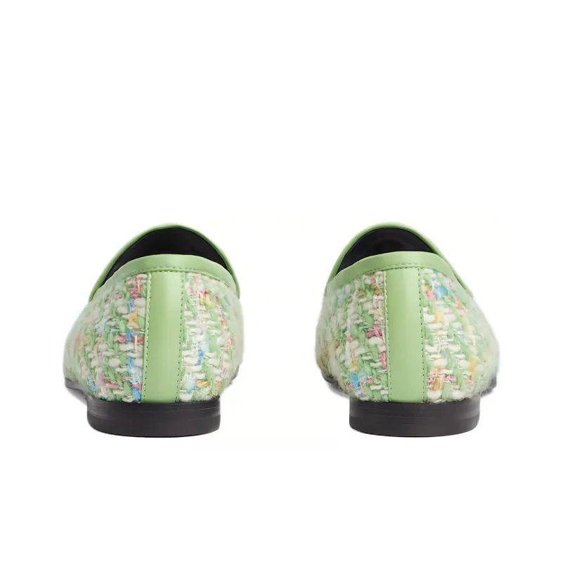 GUCCI Jordaan Loafers Women's Green-2