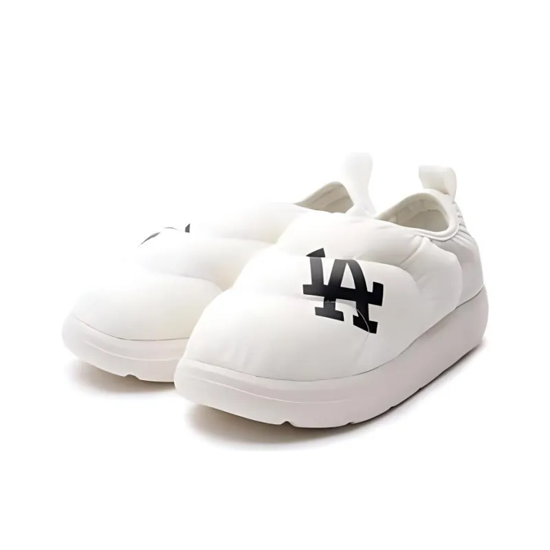 MLB Chunky Classic A FLEECE Lightweight Wear Resistant And Warm Low Top Casual Shoes Women's Ecru-2