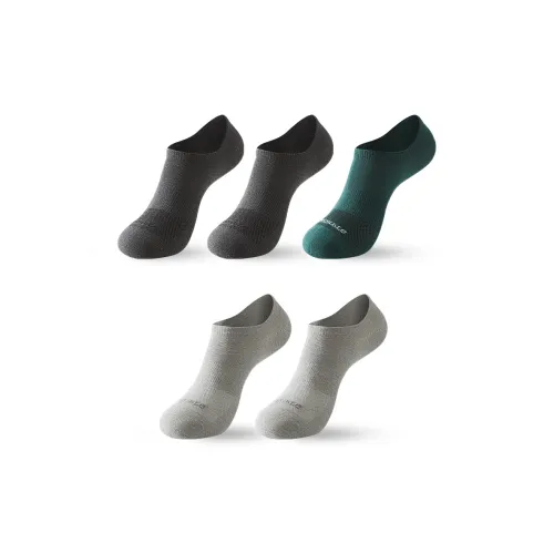 INVISIBLE No Show Socks Unisex 5 Pack
