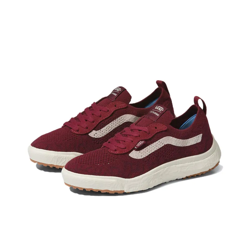 Vans UltraRange VR3 Anti-Slip Wear-Resistant Low-Top Skateboard Shoes Unisex Red White-2