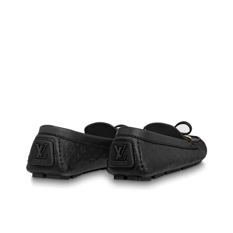 LOUIS VUITTON Gloria Nautical Collection Mokasin Casual Shoes Women's Black-2