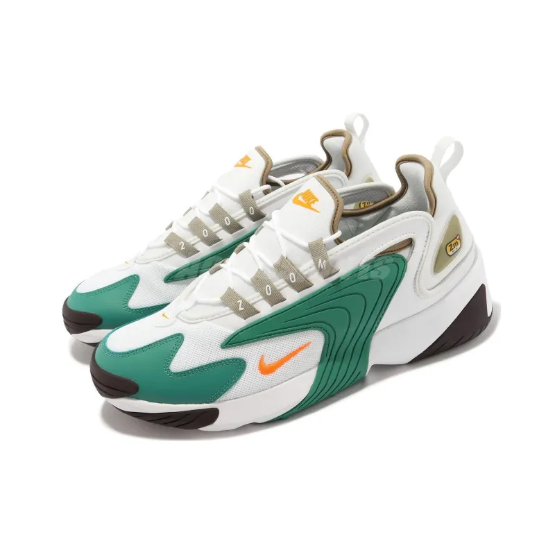 Nike Zoom 2K 'White Total Orange Green'-1