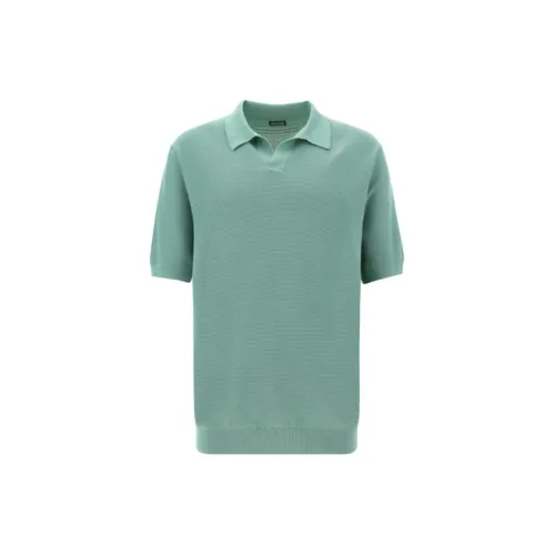 Ermenegildo Zegna Polo Shirts Men Green