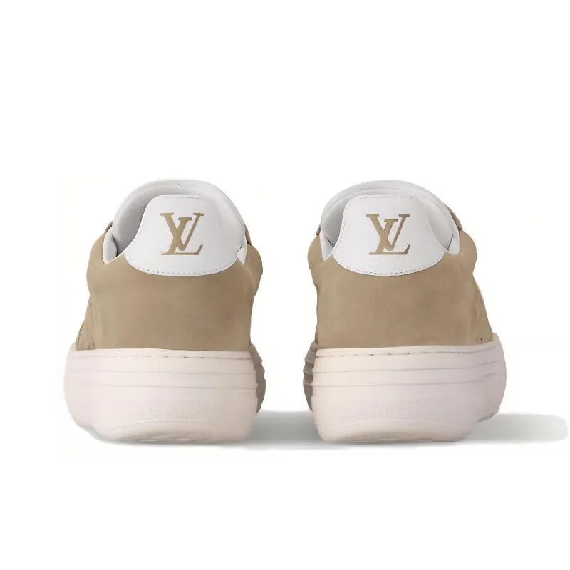 LOUIS VUITTON Groovy Low Top Skateboard Shoes Women's Umber-4