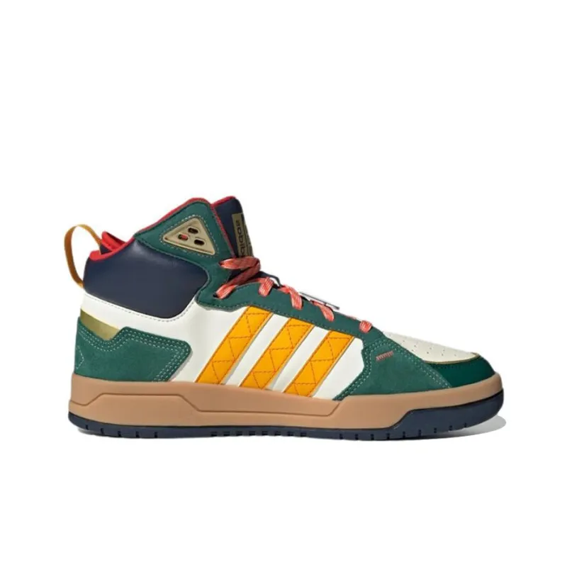 Adidas Neo 100DB 'White Green Brown'-1