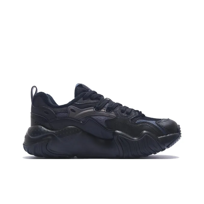 LiNing Cat Paw Lite Low Top Running Shoes Women's Black-1