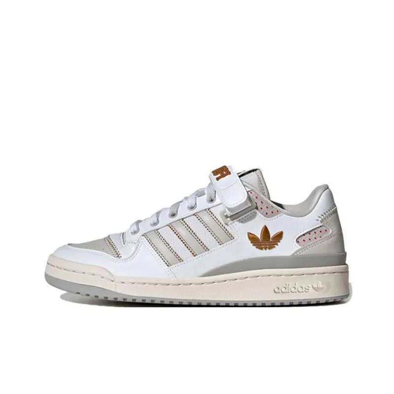 Adidas Originals Forum Low Shoes 'White Grey Red'-0