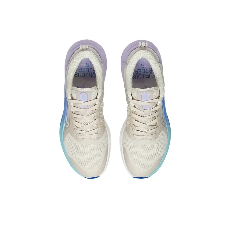 LiNing Furious Rider 6.0 Lightweight Coverage Low Top Running Shoes Women's Pearl White-3