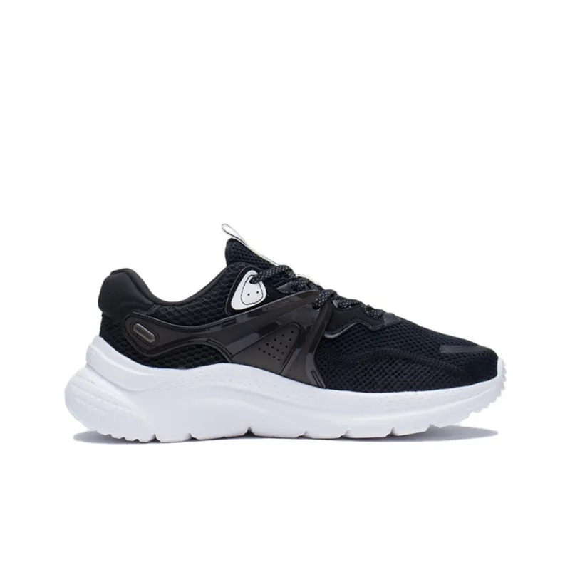 LiNing Liuyun Cushioned Anti Slip And Wear Resistant Lightweight Low Top Casual Shoes Women's Black-1