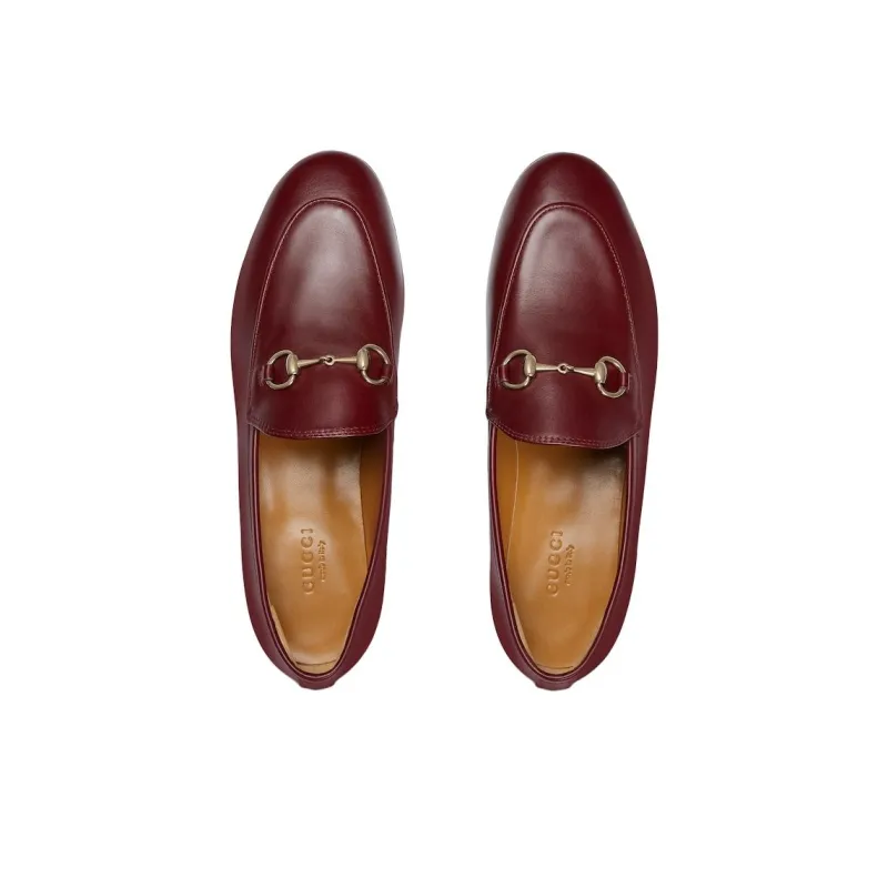 GUCCI Jordaan Loafers Women's Red-3