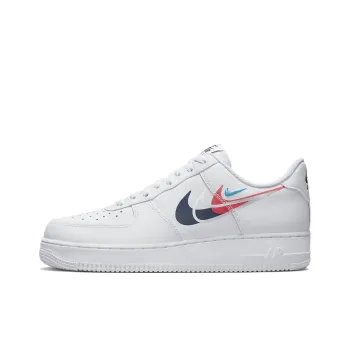 Nike Air Force 1 Low '07 Quadruple Swoosh White Navy Crimson