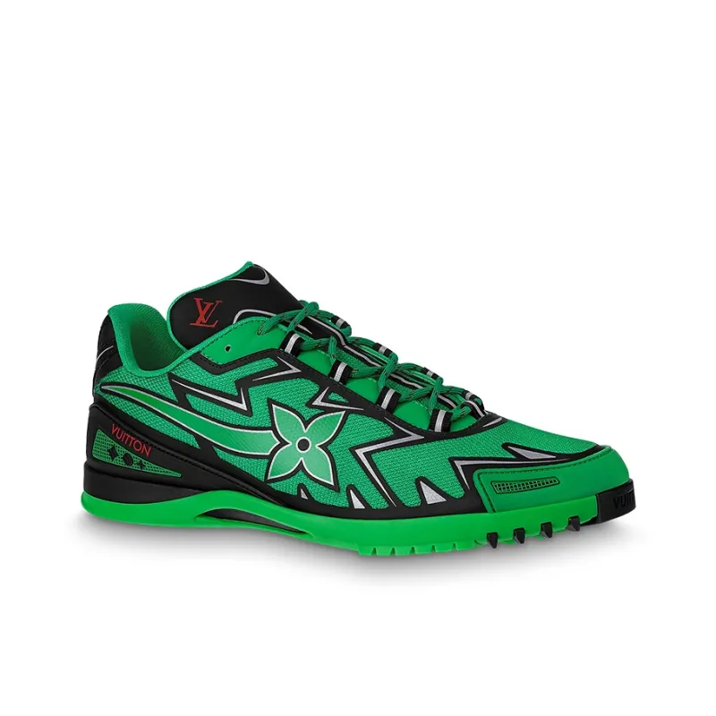 LOUIS VUITTON Sprint Sneakers 'Green'-1