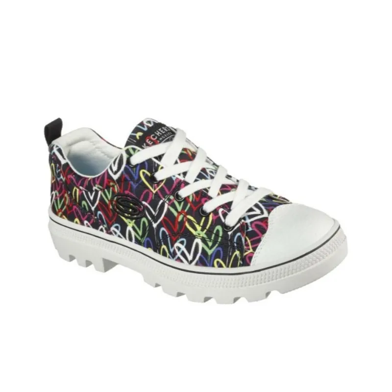 Skechers Roadies Casual Shoes Women's Low Top Black/Multicolor-1