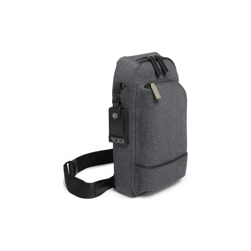 TUMI Nylon Sling Bag Men's Dark Carbon-1