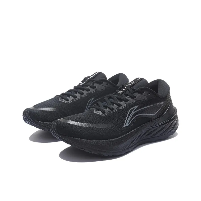LiNing YueYing 2.0 Cushioned Slip Resistant Low Top Running Shoes Men's Black-2