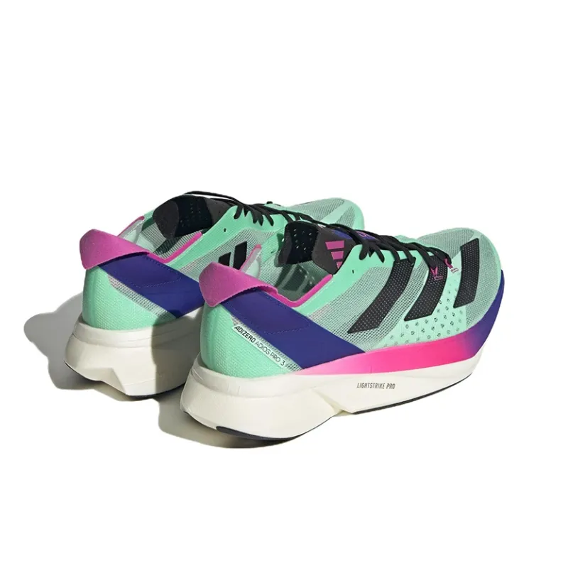 adidas Adizero Adios Pro 3 Shoes Pulse Mint / Lucid Blue-3