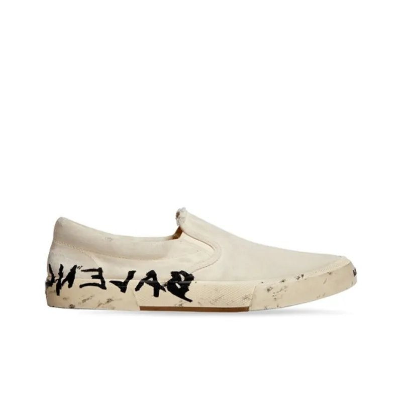 Balenciaga Paris Stylish Skateboarding Shoes Men's White-1