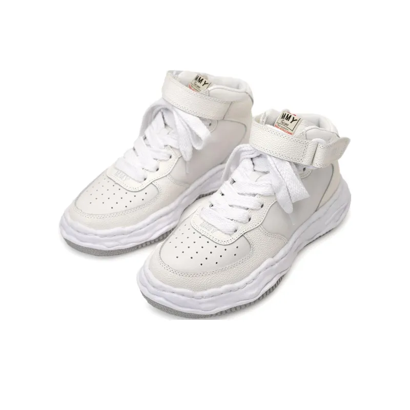 Maison MIHARA YASUHIRO Logo embroidered Leather Sneakers-2