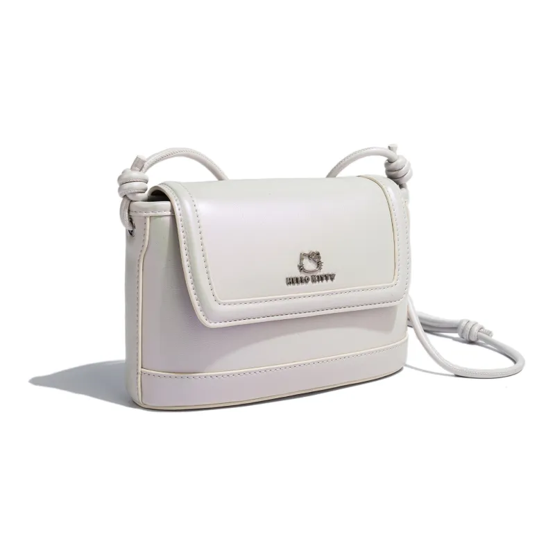 MESUCA Kitty Series PU With Synthetic Leather Crossbody Bag Small Size Women's Black/White/Ecru-5