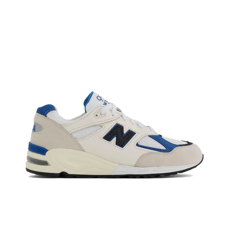 New Balance X Teddy Santis 990 V2 Made In Usa 'White/Blue' Sneakers-1
