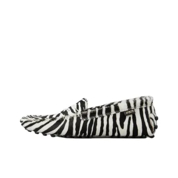 TOD'S Gommino Zebra Printed Loafers Women's