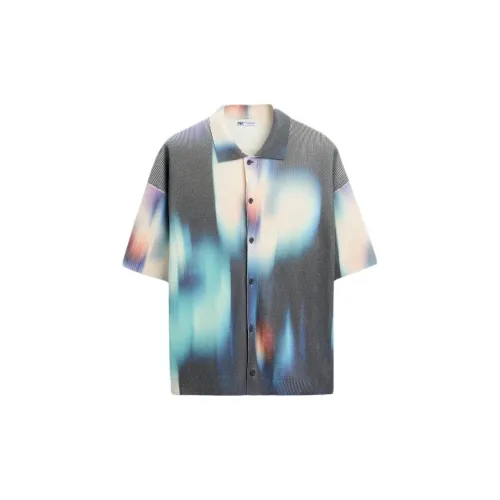 ZARA Shirts Men Multicolor