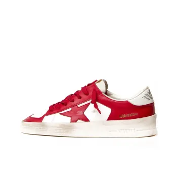 Golden Goose Stardan White Red Women's