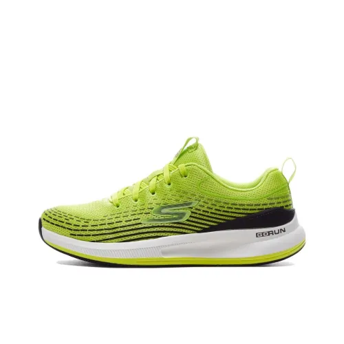 Skechers Go Run Pulse Cushioning Wear-Resistant Low-Top Casual Running Shoes Men's Yellow