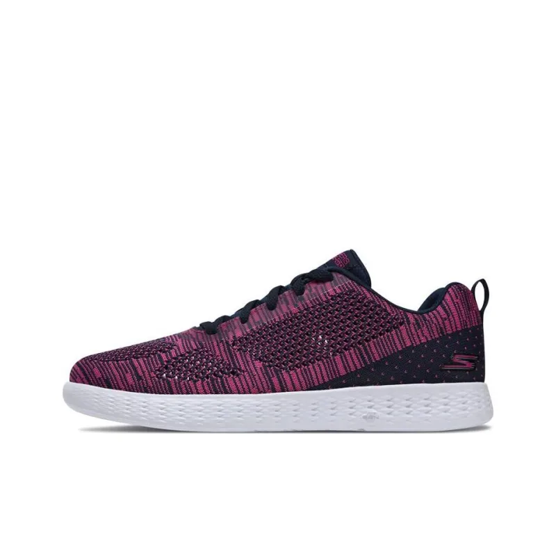 Skechers ON THE GO Glide Anti-Slip And Wear-Resistant Breathable Low-Top Sports Casual Shoes Women's Red Blue-0
