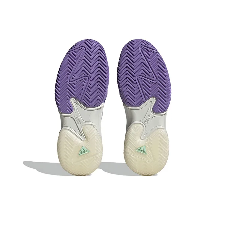 Adidas Barricade Tennis Shoes 'White Lucid Blue' Women's-5