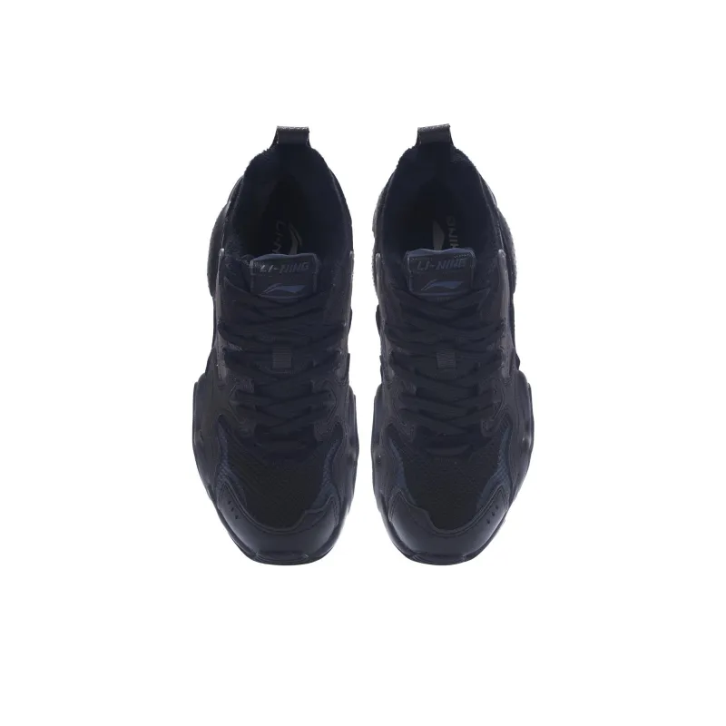 LiNing Cat Paw Lite Low Top Running Shoes Women's Black-3