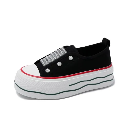 LXVB Slip-Resistant Cushioning Low-Top Skateboard Shoes Women's