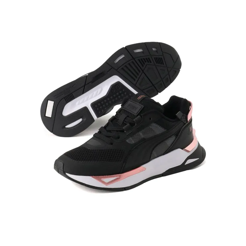 PUMA Mirage Sport Tech EP Anti-Slip Wear-Resistant Low-Top Sports Casual Shoes Women's Black Pink-2