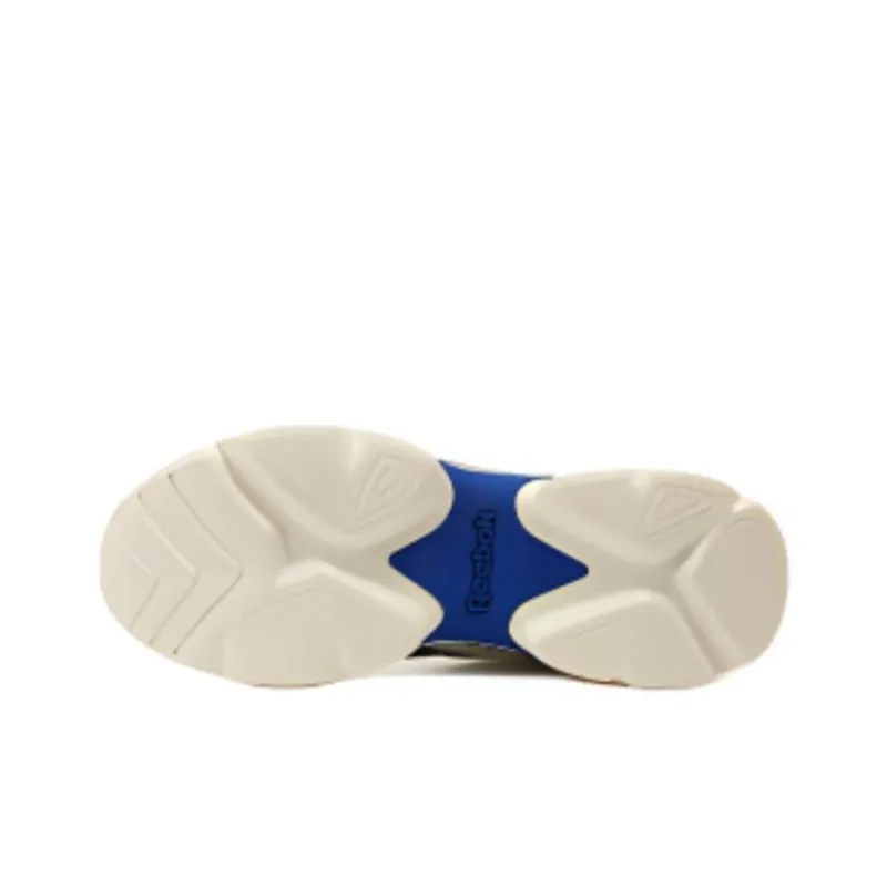 Reebok Royal Bridge Cushioning, Slip Resistant, And Abrasion Resistant Low Top Casual Shoes Unisex Beige White Blue-5