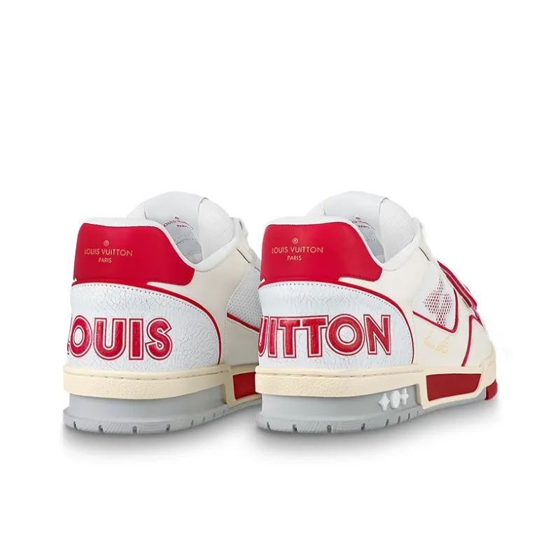 LOUIS VUITTON Lv Trainers 'Red Mesh'-2