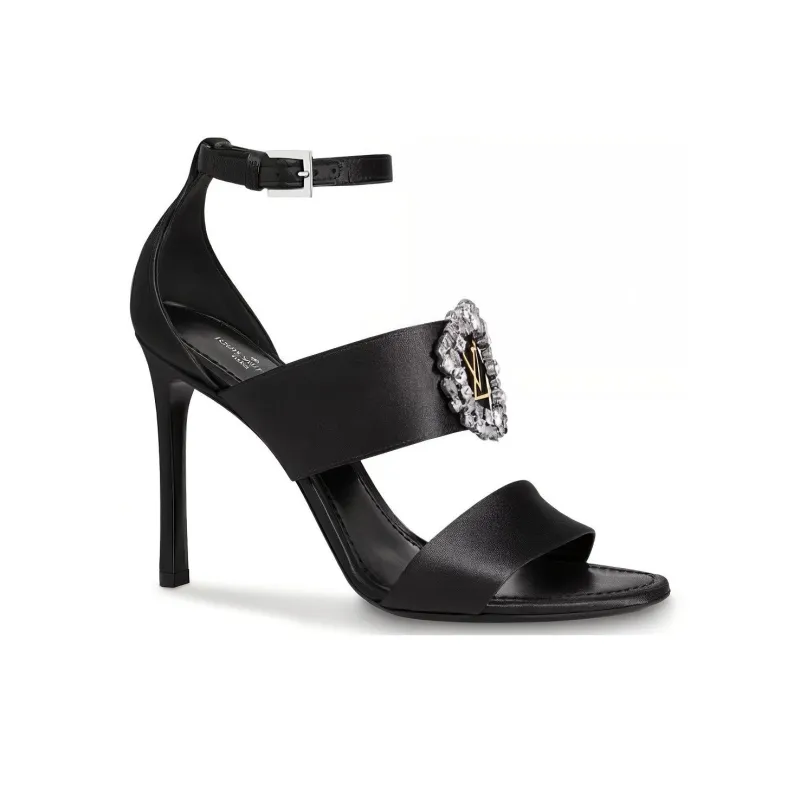 LOUIS VUITTON Madeleine Sandals 'Black' Women's-1