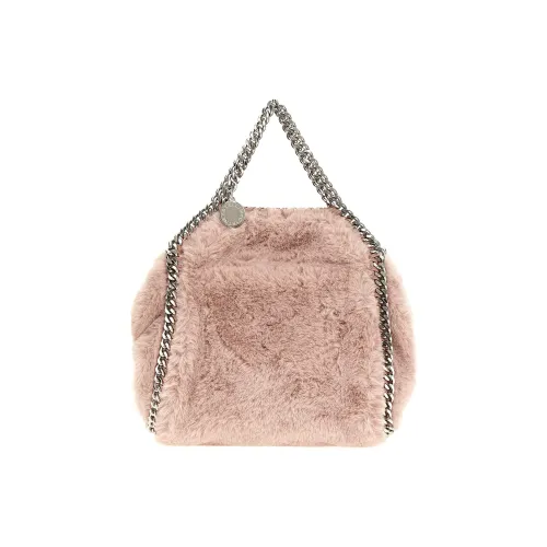 Stella McCartney Tiny Falabella Shearling Top Handle Bag