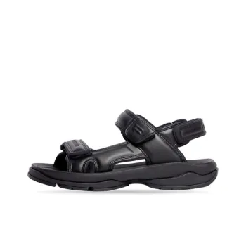 Balenciaga Tourist Sandals 'Black Technical Material'
