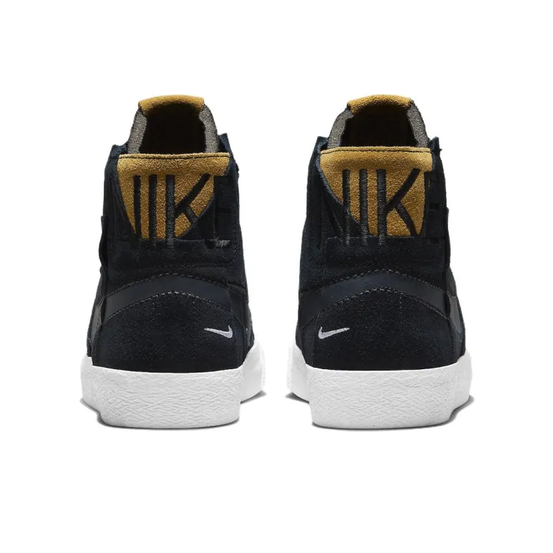 Nike Sb Zoom Blazer Mid Premium Black Patchwork-4