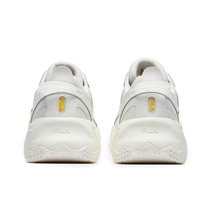 FILA FUSION ADE Anti-Slip Wear-Resistant Low-Top Running Shoes Women's Off-White-3