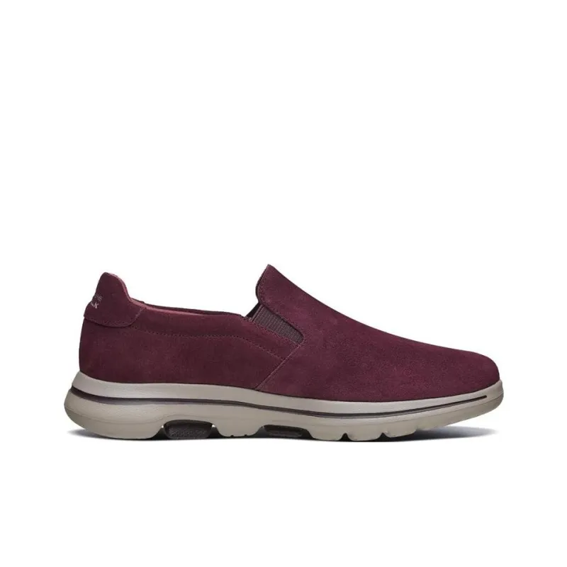 Skechers Go Walk 5 Lightweight And Breathable Low-Top Sports Casual Shoes Women's Burgundy-1