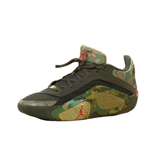 Jordan Tatum 2 Aerial Powers's PE Anti-Slip Wear-Resistant Low-Top Basketball Shoes Men's Green-1